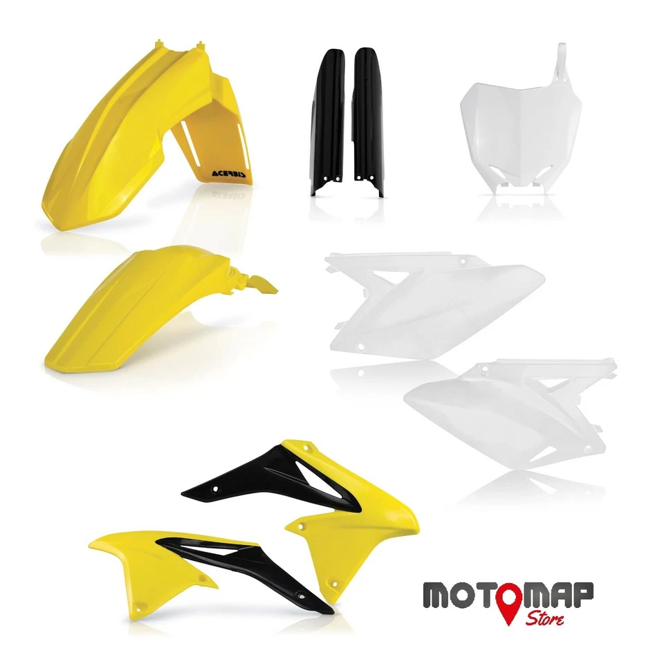 Full Kit Plastiche Acerbis Suzuki RM Z RMZ 250 2018 Replica - Immagine 1 di 1
