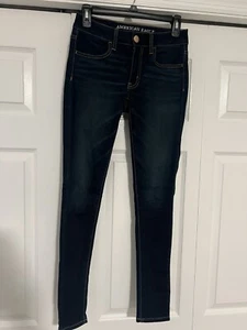 Bridge By Gly Mid-Rise Ankle Skinny Jeans Distressed Dark Wash Size 25 - Picture 1 of 11