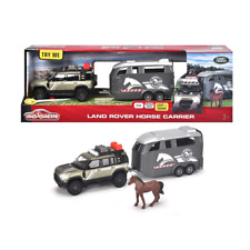 Majorette 213776000 - Grand Series - Land Rover Horse Carrier -
