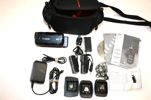 ORIGINAL Canon VIXIA HF R40 Full HD 1080p 53X ZOOM Wi-Fi Camcorder Complete Kit - Picture 1 of 11