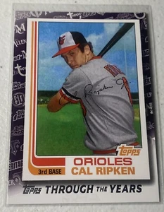 Topps Serie 1 2021 CAL RIPKEN JR. Topps a través de los años insertar Orioles TTY-23 - Imagen 1 de 2