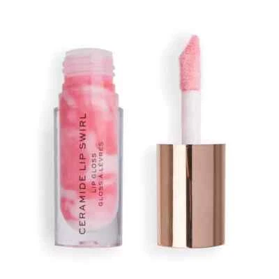 Makeup Revolution Ceramide Swirl Lip Gloss Sweet Soft Pink - New & Sealed - Image 1 of 2