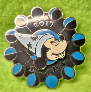 Disney Parks pin 2017 Sorcerer Mickey Mouse with Phases of the Moon spinner pin - Picture 1 of 15