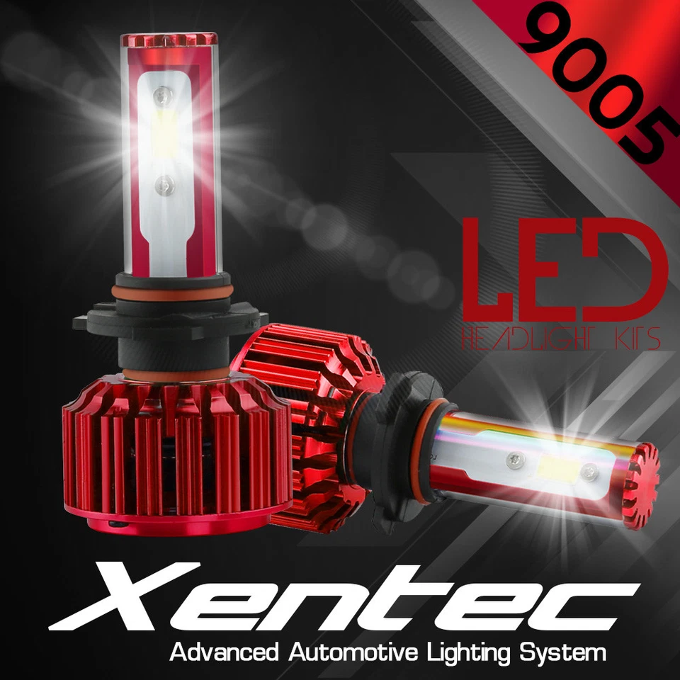 Kit faros LED HID XENTEC 9005 HB3 blanco 1998-2000 Chrysler Town & Country Foto 1 de 4