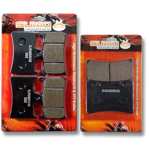 Pastillas de freno delanteras + traseras para Yamaha XV1700 Road Star Silverado [2007-2010] S[11-14] - Imagen 1 de 2