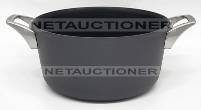 Nuevo CALPHALON 6 cuartos Premier ahorro de espacio anodizado duro antiadherente olla Foto 1 de 4