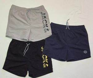 Jack & Jones Boys Swim Shorts x3 Age 14Yrs Black Grey Navy Summer Holiday Beach - Picture 1 of 10