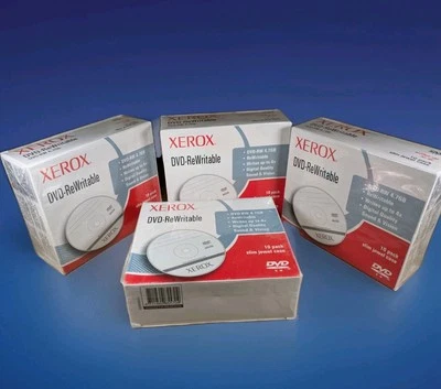 40 x Xerox DVD-RW 4.7GB 4x 120min Jewel Cases - Brand New Factory Sealed - Image 1 of 4