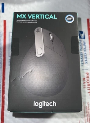 Logitech MX Vertical Advanced Ergonomic Wireless Mouse #910-005447 BNiB! L@@K! - Image 1 of 4