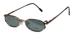 NEW 3:00 2023 EYEWEAR OVAL M COPPER SOUTH KOREA GOLD FULL-RIM UNISEX 48-17-140 - Picture 1 of 9