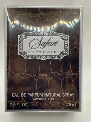Туалетная вода-спрей для женщин Ralph Lauren SAFARI 75 мл 2,5 унции редкая *DISCONTD* — новая и запечатанная - Изображение 1 из 4