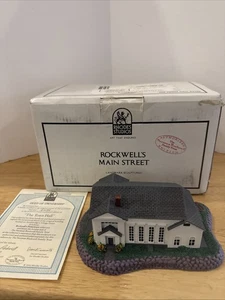 Norman Rockwell Main Street Landmark Sculptures The Town Hall # 82286 New In Box - Picture 1 of 9