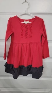 Matilda Jane Little Red Riding Dress Girl 2 Once Upon A Time Long Sleeve Holiday - Picture 1 of 3