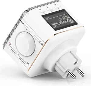 Hama DR40BT PlugIn Digitalradio Weiß Steckdosenradio Radio DAB DAB+ FN Bluetooth - Bild 1 von 8