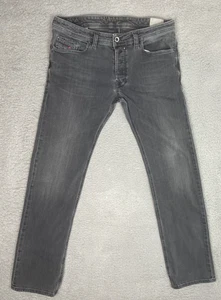 Jeans Diesel Safado Para Hombre 34x32 Gris Regular Ajustado Recto Elastizado Ligero - Imagen 1 de 12
