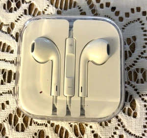 Auténticos auriculares Apple genuinos blancos con cable conector de 3,5 mm - Nuevos - Imagen 1 de 2