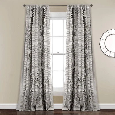 Belle Vintage Chic Window Curtain Panel for Living, Dining Room, Bedroom (Sin... - Image 1 of 4