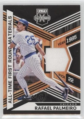 2021 Panini Elite Extra Edition All-Time First Round Materials Rafael Palmeiro - Image 1 of 2