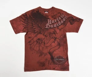 Camiseta para hombre Harley Davidson NYC Y2K Grunge Biker Big Eagle 2009 talla L - Imagen 1 de 9