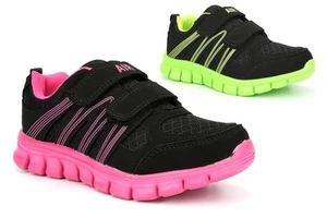 Boys School Trainers Girls School Trainers Boys Trainers Touch Fasten Trainers - Picture 1 of 9