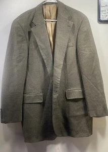 Blazer Polo Ralph Lauren de lana de seda 44T vintage años 80 pata de gallo - Imagen 1 de 13