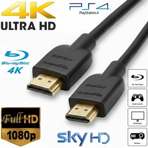 HDMI Kabel 4K 2.0 Ultra HD Leitung 60Hz kurz lang 0,5m 1m 1,5m 6ft 2m 3m 5m 10m UK - Bild 1 von 9