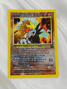 34 Reverse Holographic Entei Black Star Promo 1995 Pokemon Card - Picture 1 of 6