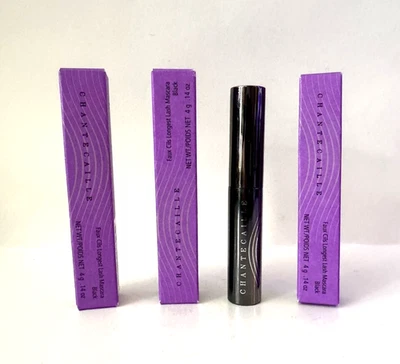 Máscara de pestañas más larga negra Chantecaille Faux Cils lote de 3/0,14 oz en caja de viaje Foto 1 de 2