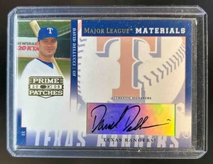 2005 Donruss Prime Patch David Dellucci Major League Materials Auto #MLM-11 - Picture 1 of 2
