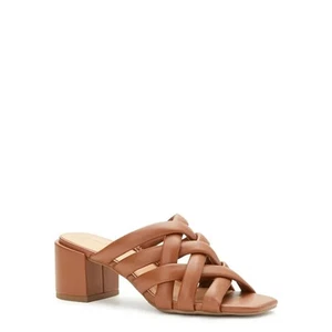 Time and Tru Damen City gewebte Sandalen cognac Größe 8,5 - Bild 1 von 6