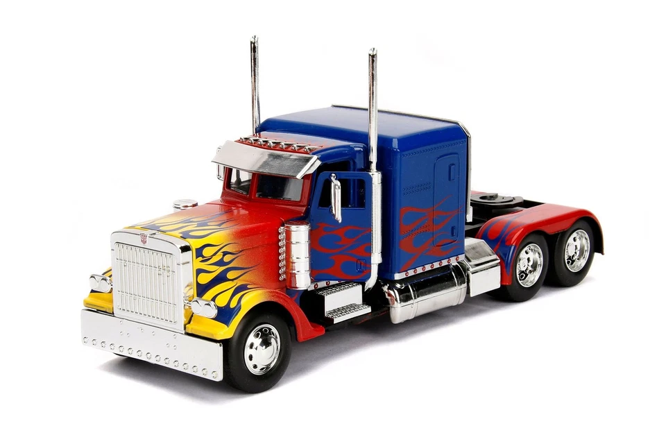 JADA 30446 MINIATURE OPTIMUS PRIME WESTERN STAR TRACTOR TRUCK TRANSFORMERS BLU - Immagine 1 di 1