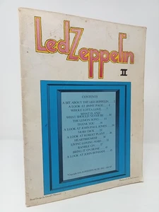 Piano Led Zeppelin II, 1969 Voz Guitarra Partituras Tapa blanda - Imagen 1 de 2