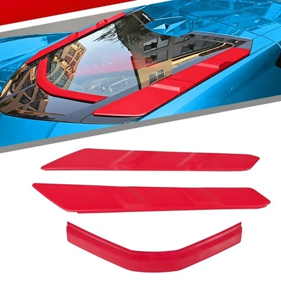 Rear Engine Bay Vent Dry Bay Vent Block Wash Covers For Corvette C8 Coupe 2020+ - Image 1 of 4