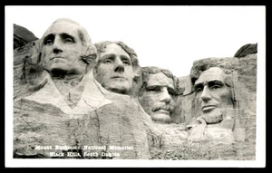 Postcard RPPC Mount Rushmore National Memorial, Black Hills SD - Picture 1 of 2