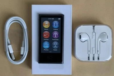 Apple iPod nano 7. Generation 0.2oz Space Gray Grey Spacegrey 16GB New - Image 1 of 4