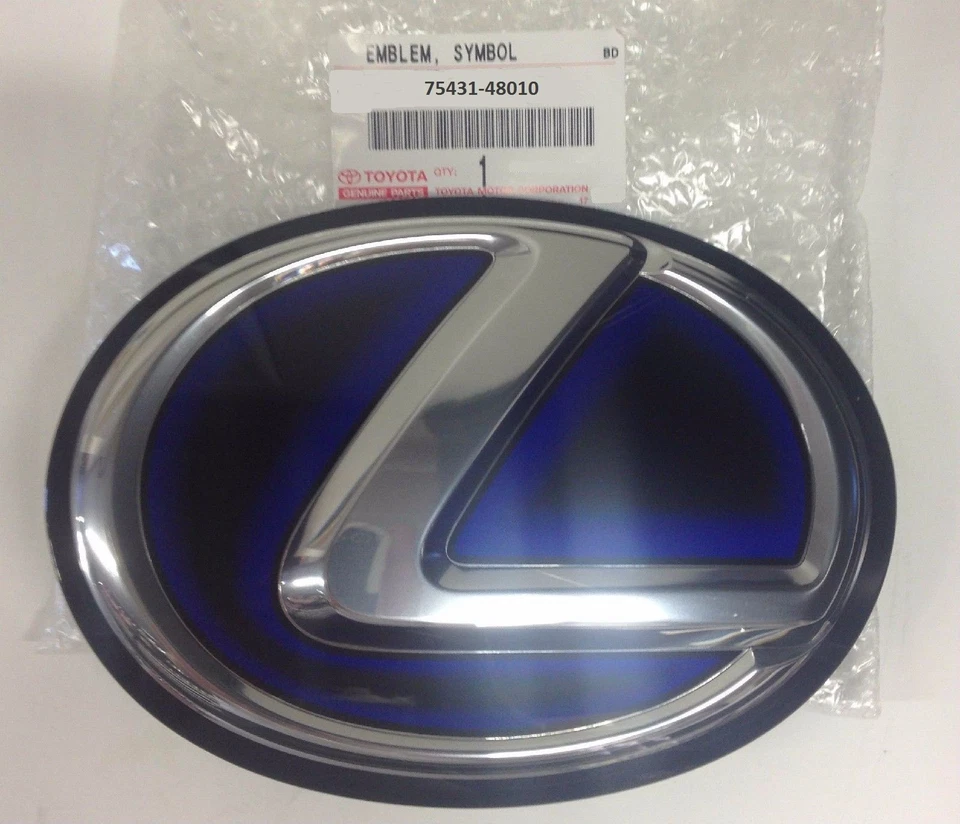 LEXUS EMBLEMA TRASERO DE FÁBRICA OEM AZUL L 2008 RX400H 75431-48010 Foto 1 de 1