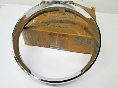 NOS  65 Full Size Mercury  & Meteor Right Head Lamp Door Bezel  C5MY-13064-A - Image 1 of 4