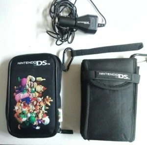 Nintendo DS Car Charger Adapter & 2 Canvas Carrying Bags - Picture 1 of 7