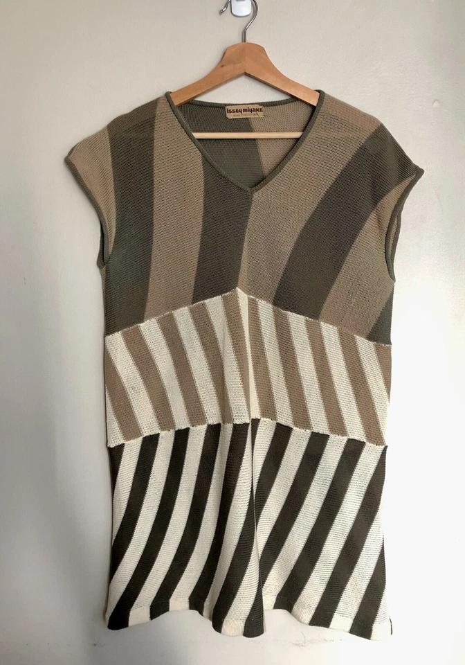 Редкий круглый вязаный пуловер Issey Miyake All Style Co. 1970-е - Изображение 1 из 4