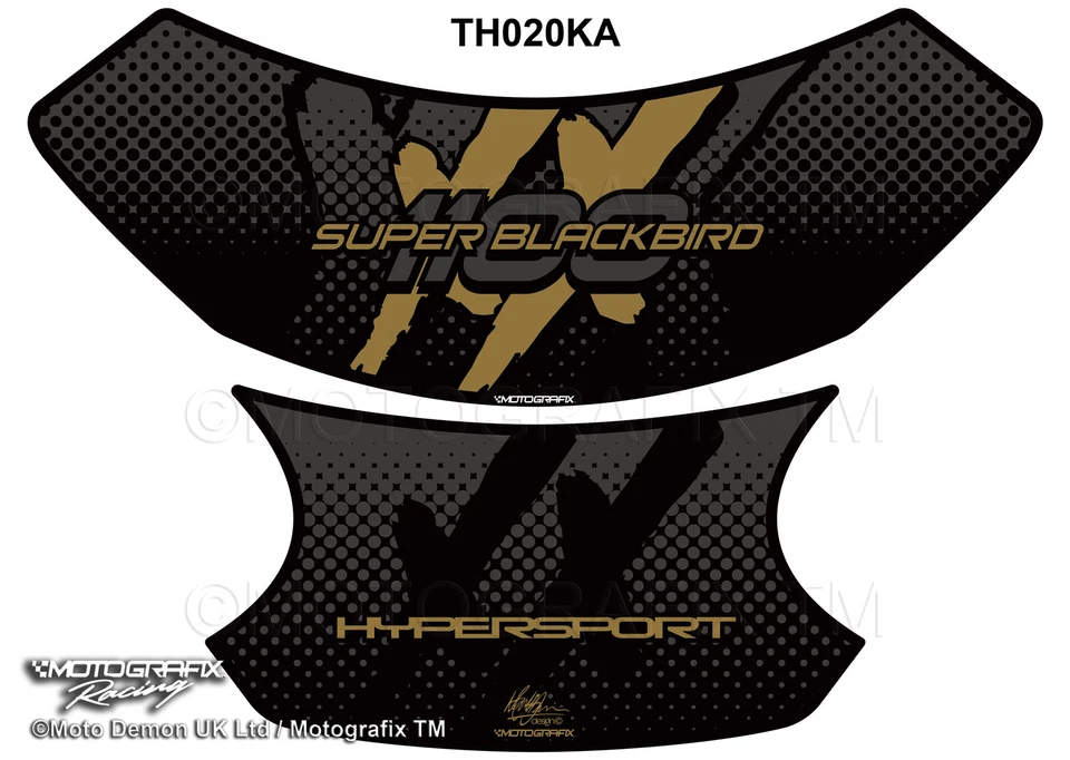 Honda CBR1100XX Blackbird 1996 - 08 Motorcycle Tank Pad Motografix Gel Protector - Imagem 1 de 1