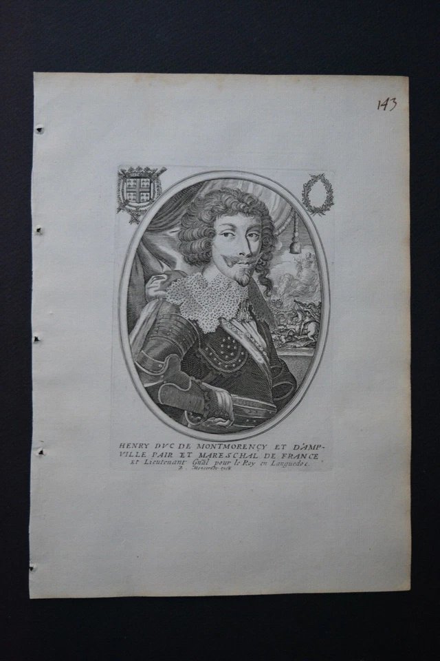 Henri, duc de Montmorency,(Chantilly 1534-1614), gouverneur du Languedoc - Photo 1/1