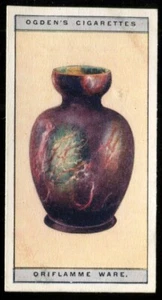 Tobacco Card, Ogdens, MODERN BRITISH POTTERY, 1925, Oriflamme Ware, #30 - Picture 1 of 2