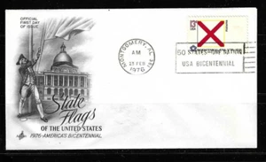 USA SC # 1654 State Flags / Alabama . Artcraft Cachet - Picture 1 of 1