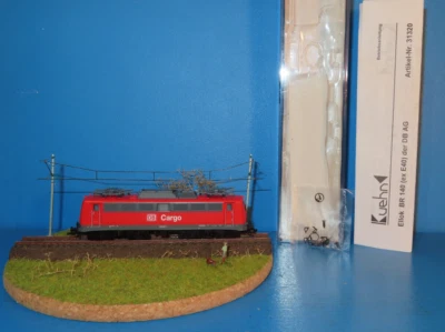 Einmalauflage Kuehn TT E-  Lok Cargo BR 140 627-1  der DB  No 31320 in OVP #7045 - Bild 1 von 4