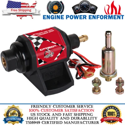 Bomba de combustible de gasolina micro eléctrica universal de baja presión 42S 42 GPH 2-3,5 PSI 12V Foto 1 de 4