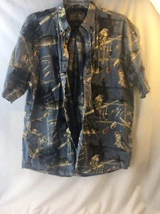 bit and bridal outfitters señuelos de pesca camisa hombre manga corta grande - Imagen 1 de 8