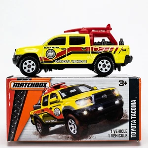 2016 Matchbox Power Grabs #75 Toyota Tacoma SAFETY YELLOW | BEACH PATROL | FSB - Picture 1 of 1
