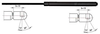 Puntal de resorte de gas para maletero de puerta trasera Metzger para RENAULT Grand Scenic II 8200377789 Foto 1 de 4