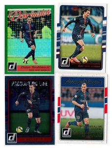 Lotto di realizzazioni linea di produzione Zlatan Ibrahimovic 2016-17 Panini Dominator - Foto 1 di 2