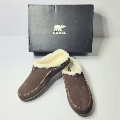 Тапочки табачные мужские Sorel Falcon Ridge II - Изображение 1 из 4